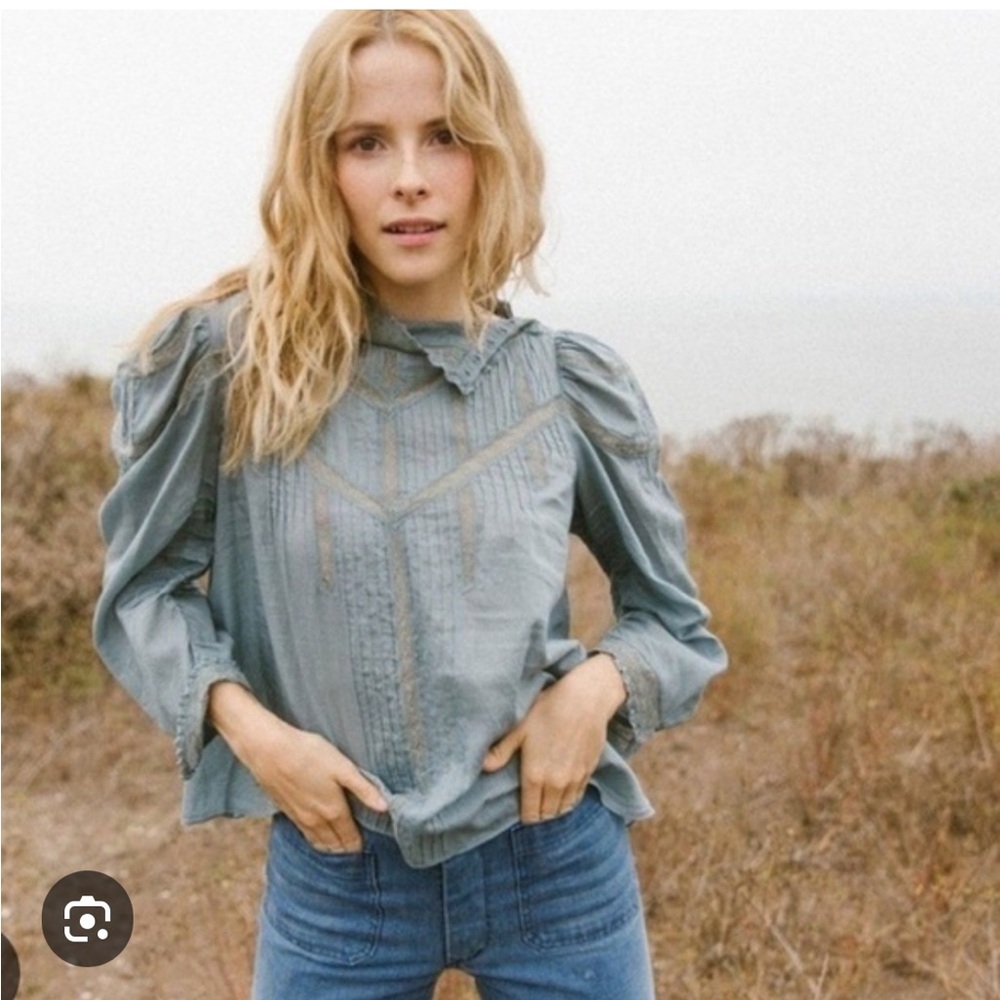 Doen Albertine Blue Blouse